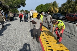 Un dispositif anti-submersion déployé à Yalimapo pour protéger la commune des marées